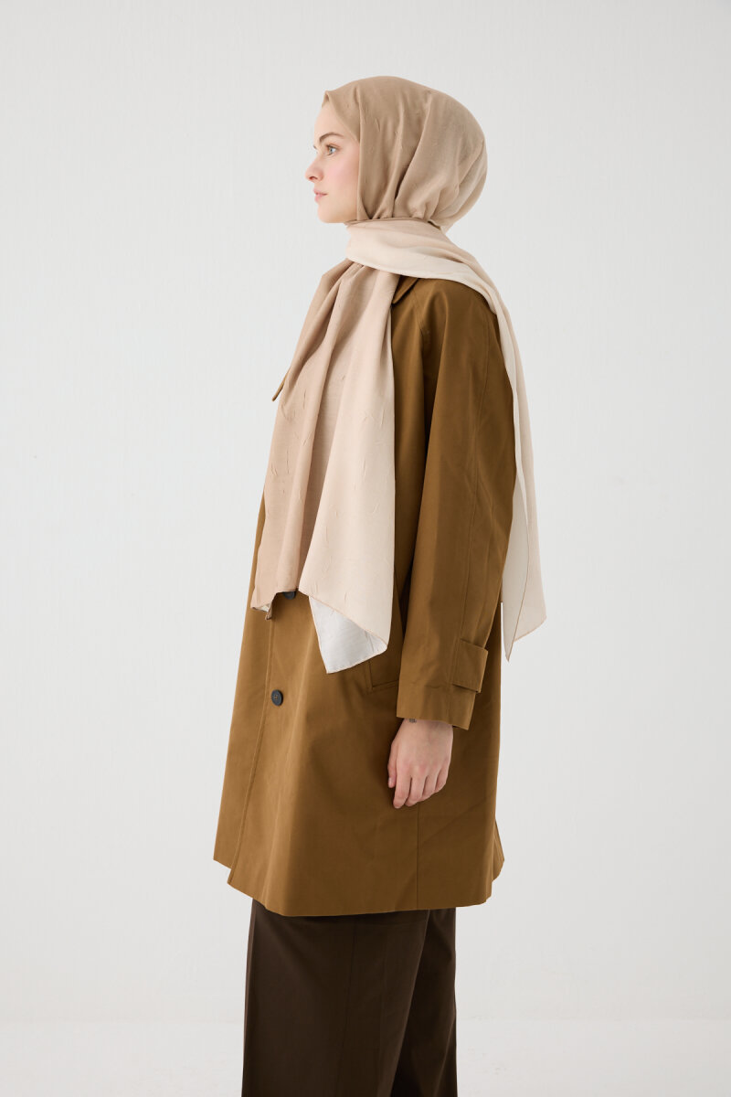 Degrade Kraş Şal - Kum - 3