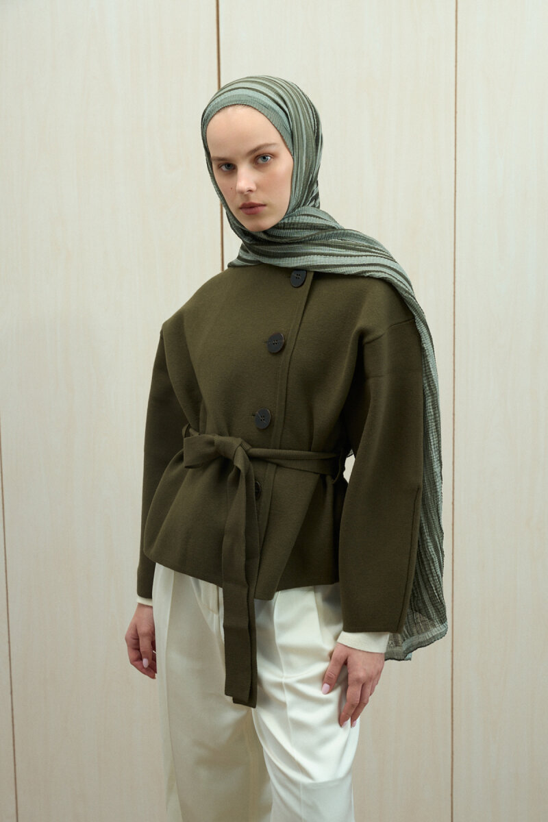 Ecru Dreams Müslin Şal - Nefti - 1