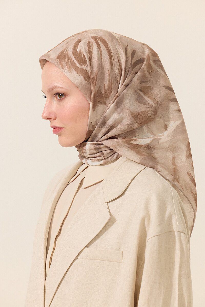 El Dikişi Soft Eşarp Brush - Bej - 3