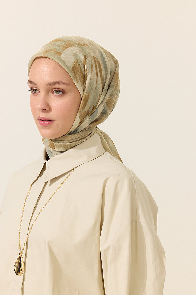 El Dikişi Soft Eşarp Brush - Çağla - 3