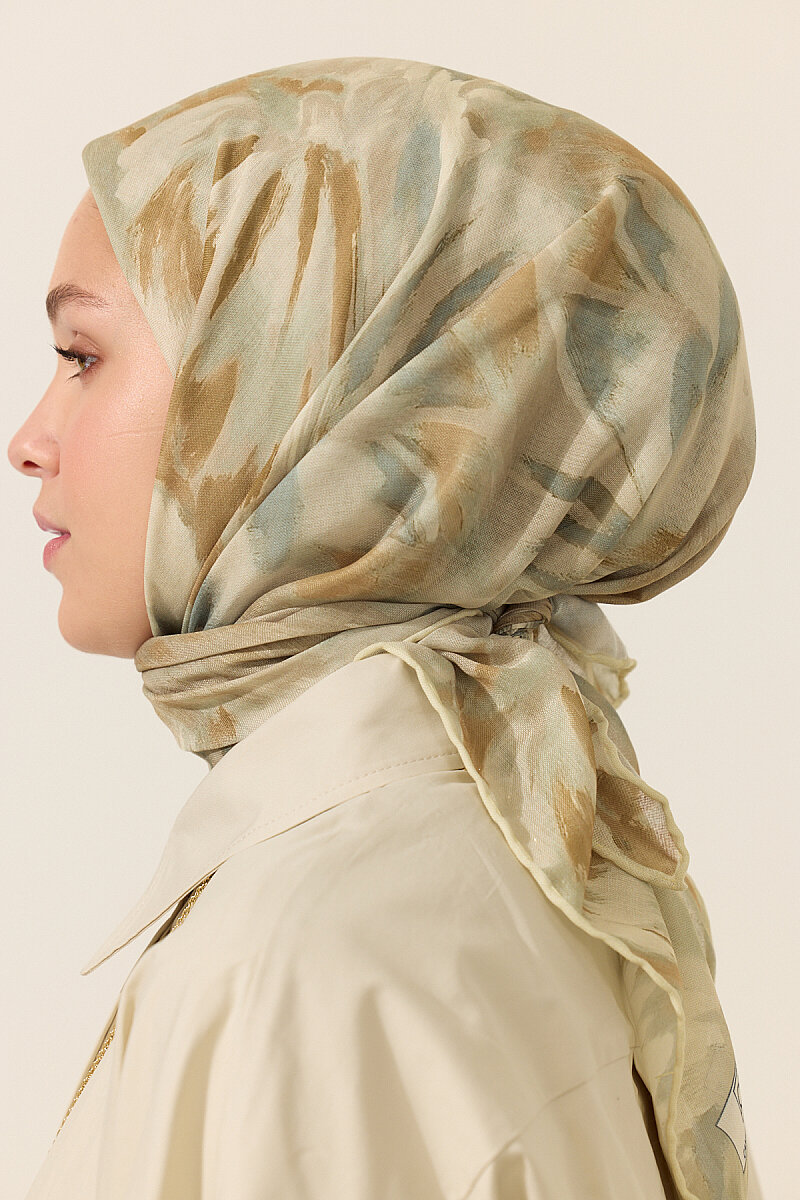 El Dikişi Soft Eşarp Brush - Çağla - 4