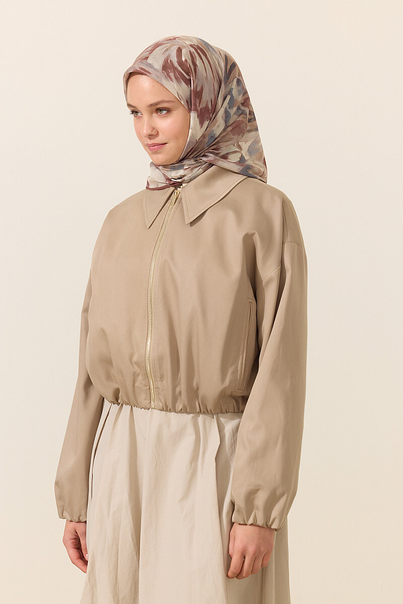 El Dikişi Soft Eşarp Brush - Kahve - 2