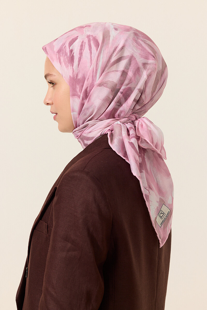 El Dikişi Soft Eşarp Brush - Pembe - 3