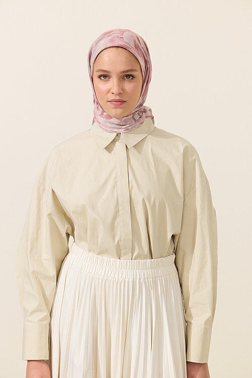 El Dikişi Soft Eşarp Brush - Pudra - Camellia Scarfs (1)