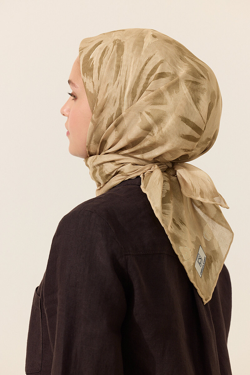 El Dikişi Soft Eşarp Brush - Tereyağ Sarısı - 4