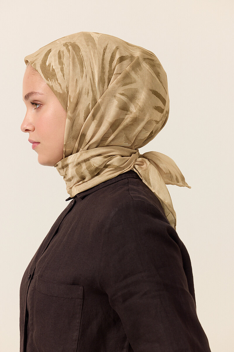 El Dikişi Soft Eşarp Brush - Tereyağ Sarısı - 3