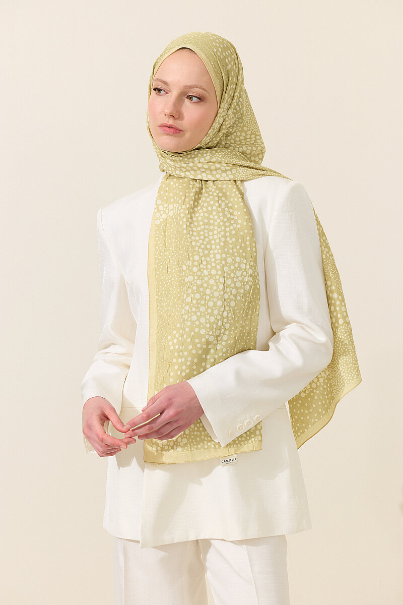 Elegance Kraş Şal - İğde - 1