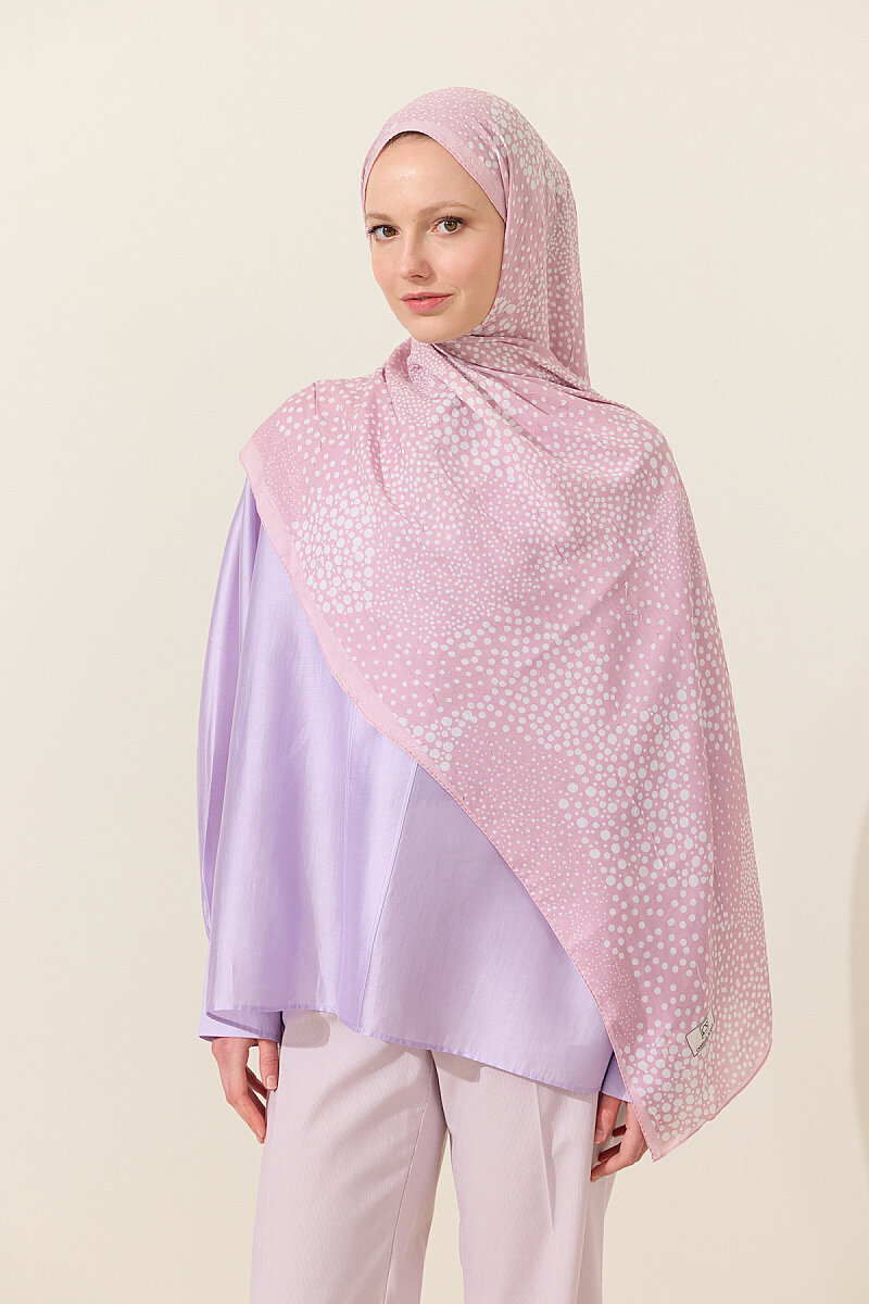 Elegance Kraş Şal - Pembe - 1