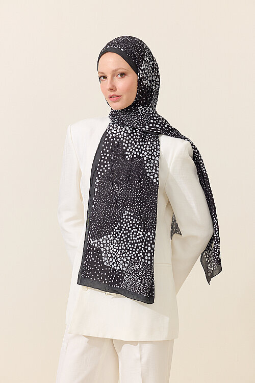 Elegance Kraş Şal - Siyah - Camellia Scarfs (1)