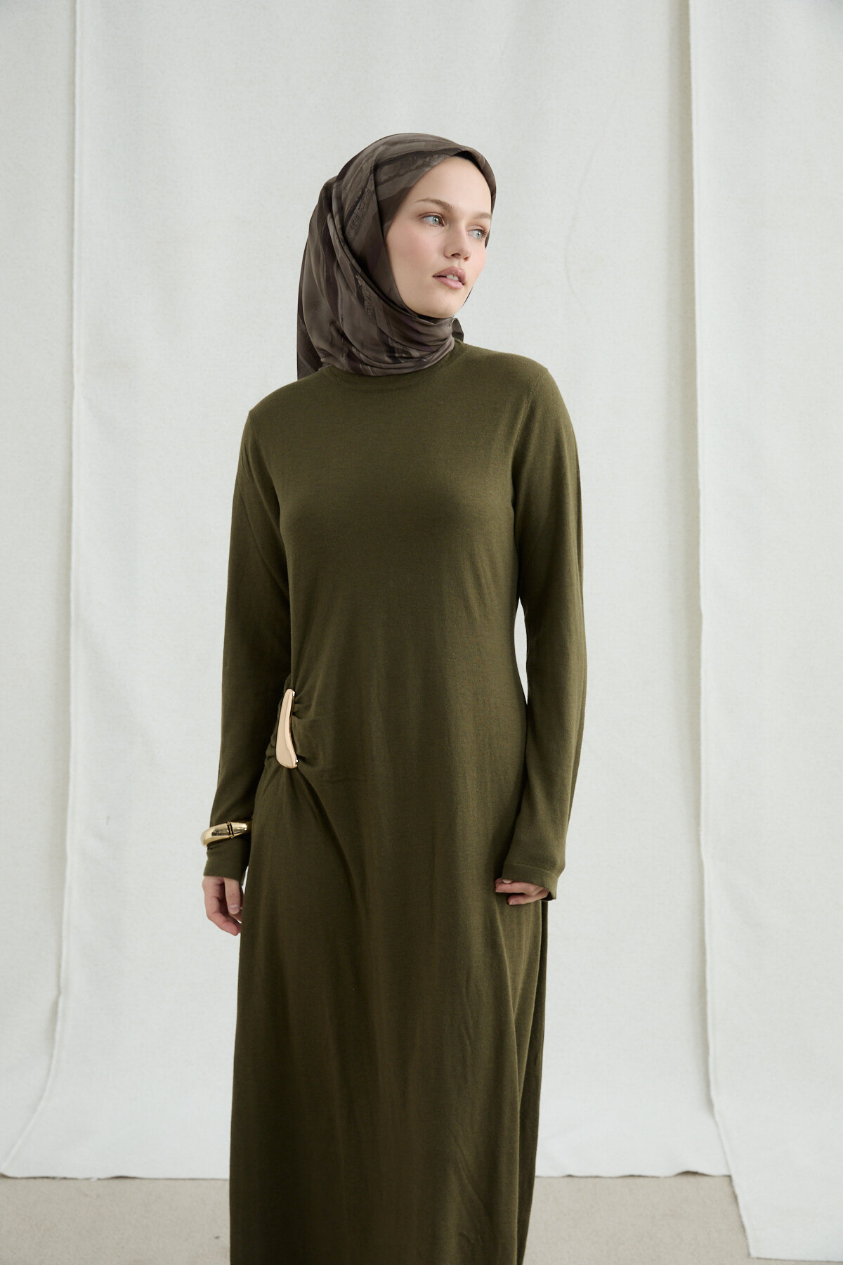 Elenora Soft Eşarp - Mocha - Camellia Scarfs
