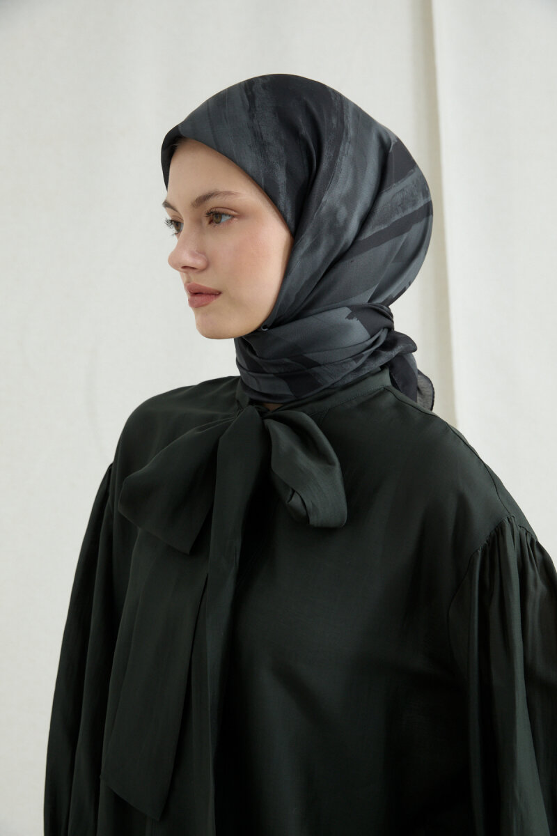 Elenora Soft Eşarp - Siyah - 4