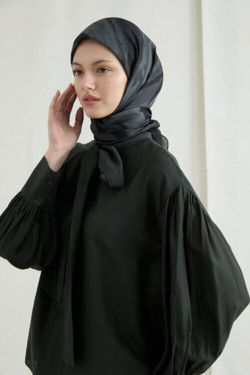 Elenora Soft Eşarp - Siyah - Camellia Scarfs (1)