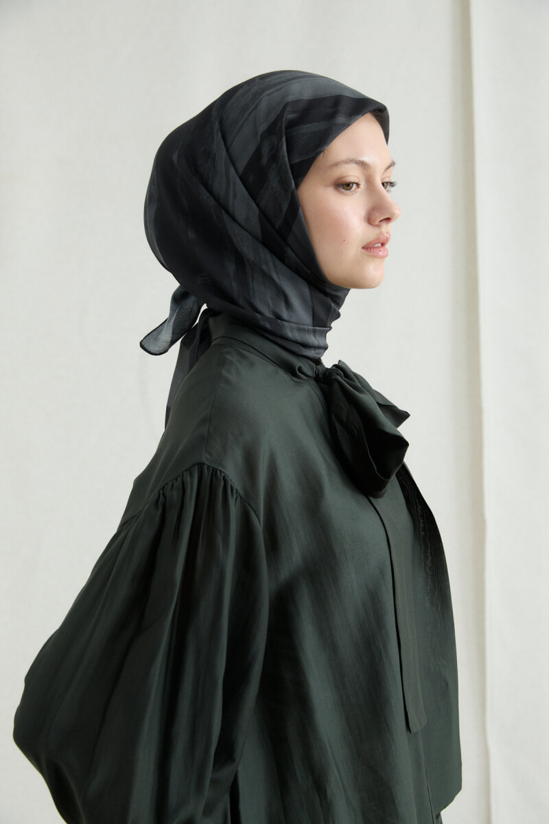 Elenora Soft Eşarp - Siyah - 3