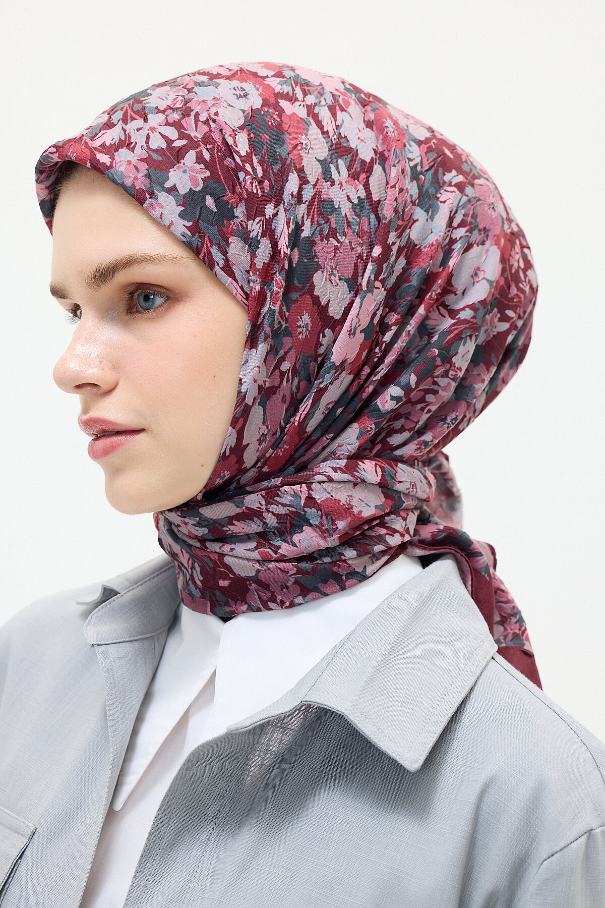 Elia Kraş Eşarp - Bordo - Camellia Scarfs