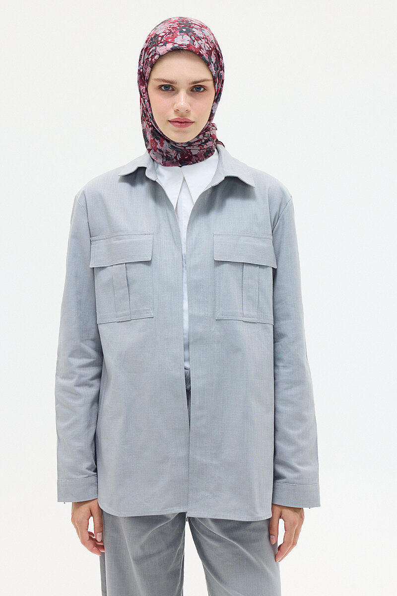 Elia Kraş Eşarp - Bordo - 3