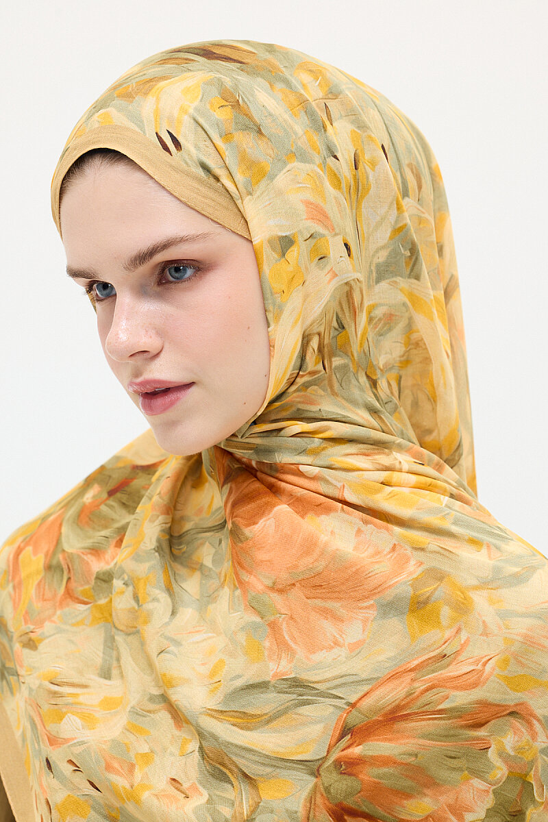 Elora Rami Şal - Camel - 4