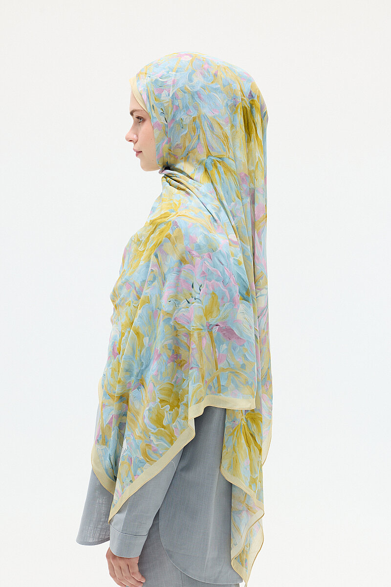 Elora Rami Şal - Sarı - 2