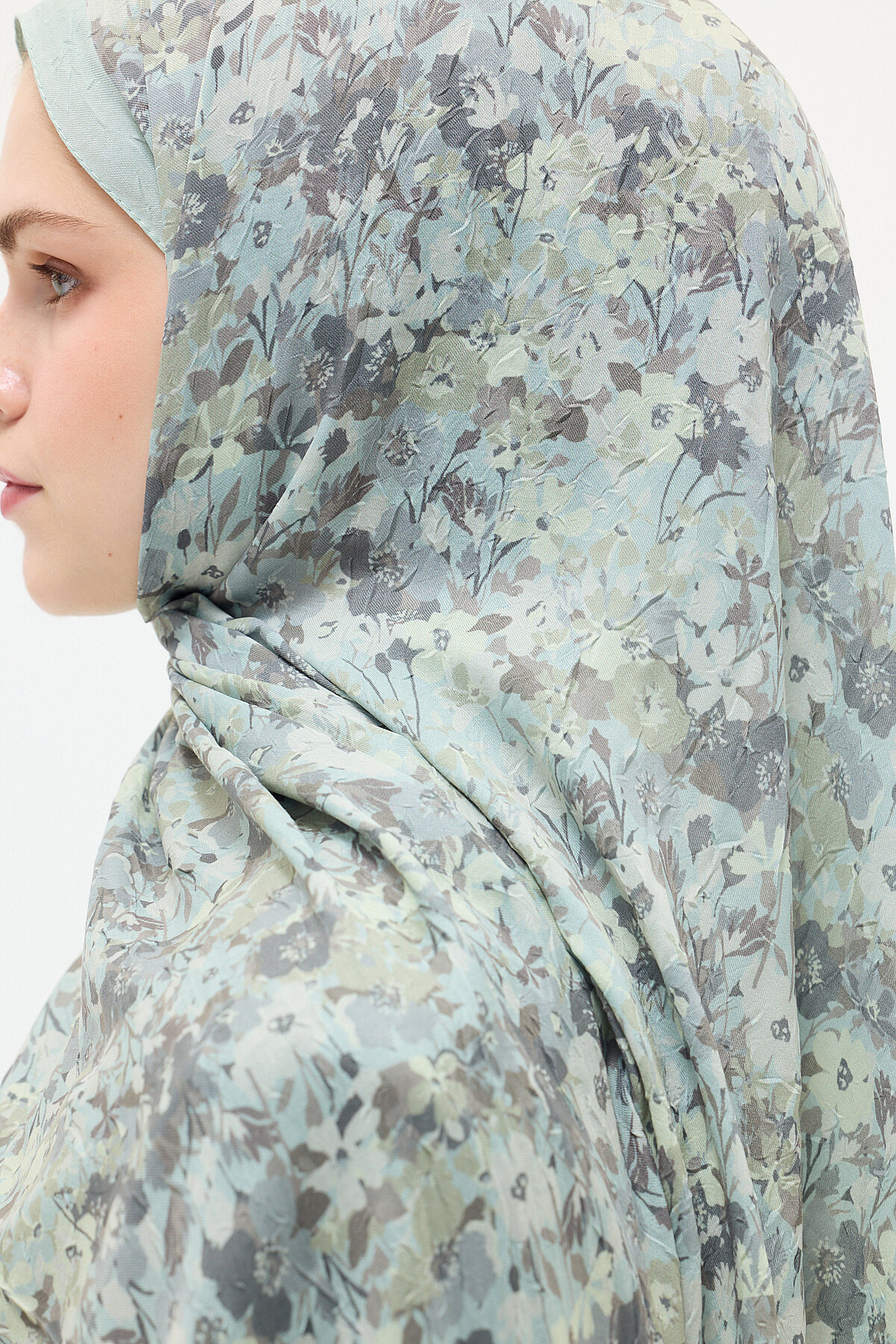 Elsiya Kraş Şal - Yeşil - Camellia Scarfs (1)