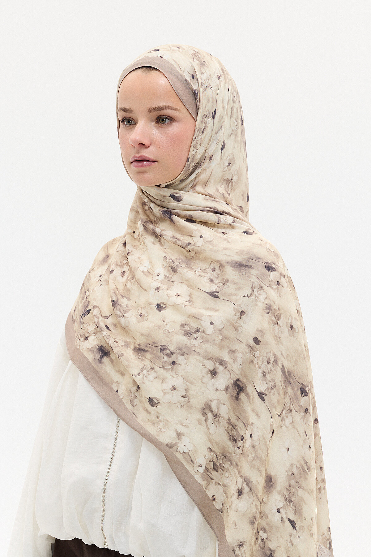 Freya Rami Şal - Kum - Camellia Scarfs (1)