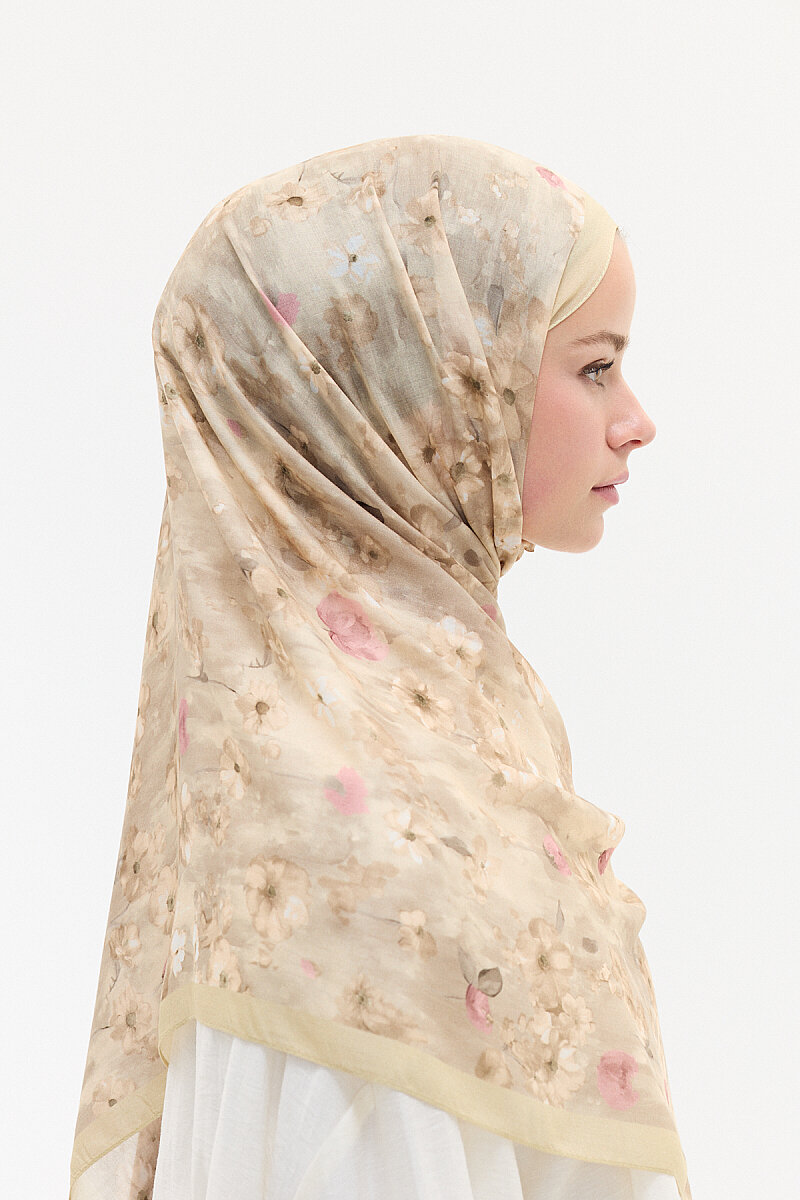 Freya Rami Şal - Olive - 2