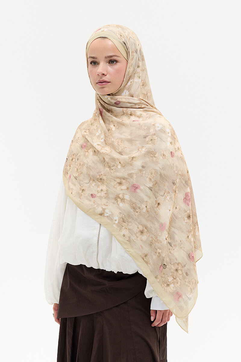 Freya Rami Şal - Olive - 3