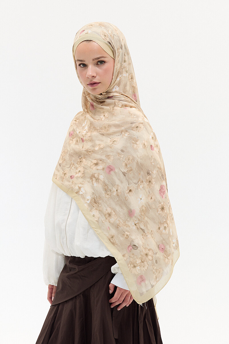 Freya Rami Şal - Olive - 4