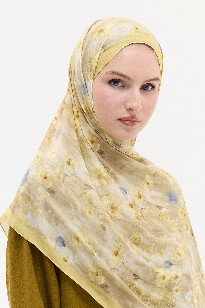 Freya Rami Şal - Sarı - 2