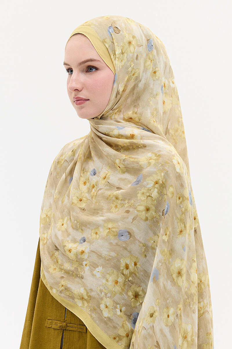 Freya Rami Şal - Sarı - 4