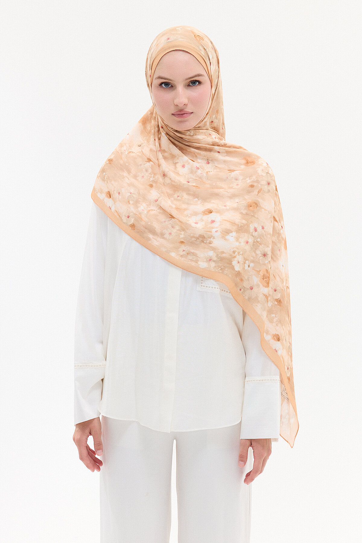 Freya Rami Şal - Somon - Camellia Scarfs