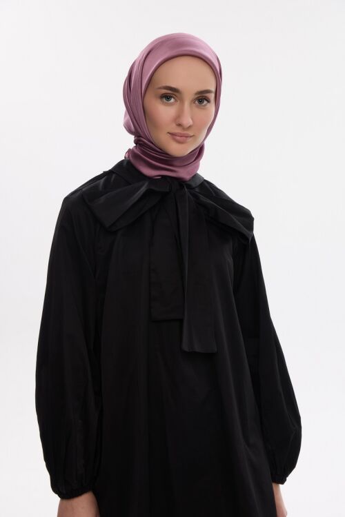 İdol Saten Janjan Eşarp - Sirke - Camellia Scarfs (1)