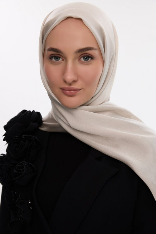 İdol Saten Janjan Şal - Dut 