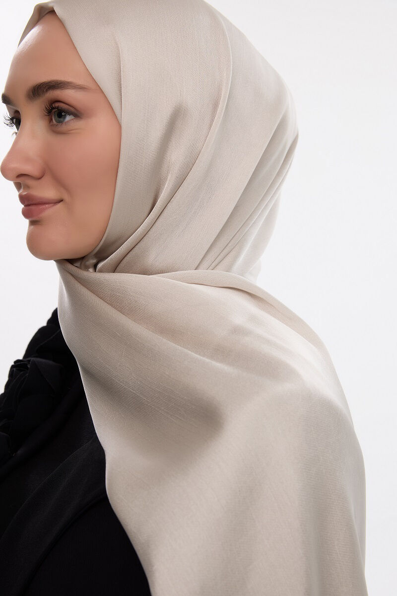 Abiye Saten Janjan Şal - Dut - 3