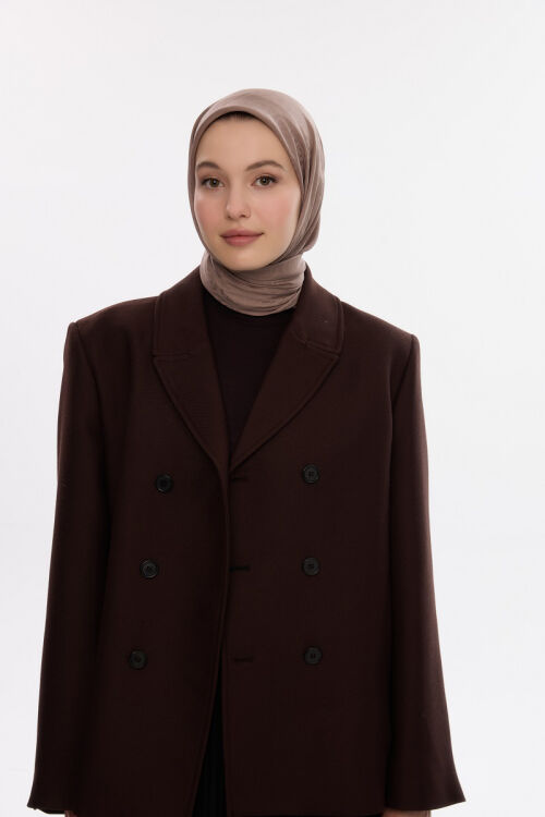 İpeksi Jakar Cs Desen Eşarp - Vizon - Camellia Scarfs (1)