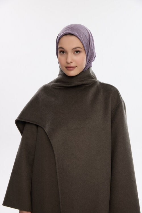 İpeksi Jakar Dama Desen Eşarp - Lavanta - Camellia Scarfs (1)