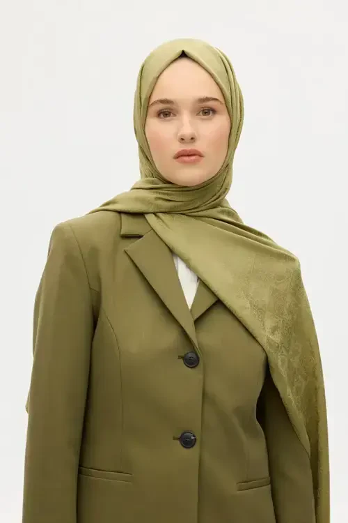 İpeksi Jakar Etnik Desen Şal - Çağla 