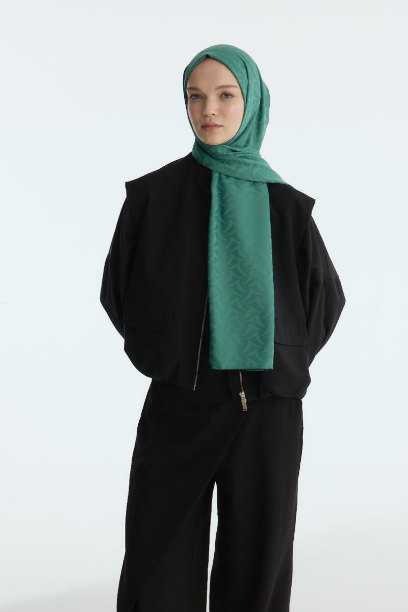 İpeksi Jakar Nora Desen Şal - Açık Benetton - 1