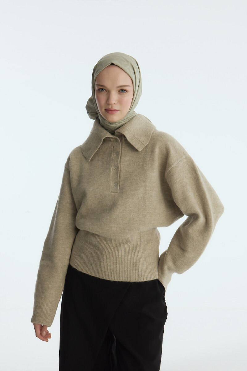 İpeksi Jakar Nora Desen Şal - Çağla - 1