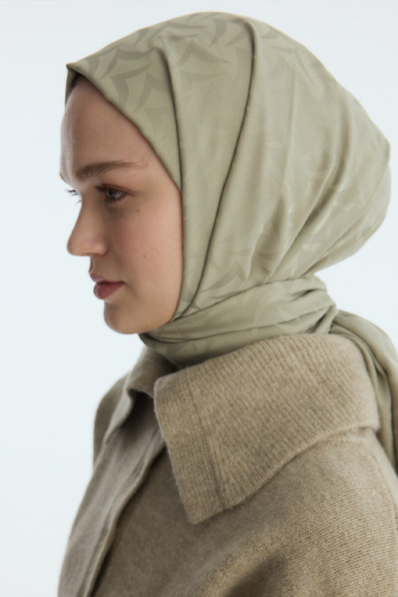 İpeksi Jakar Nora Desen Şal - Çağla - 4