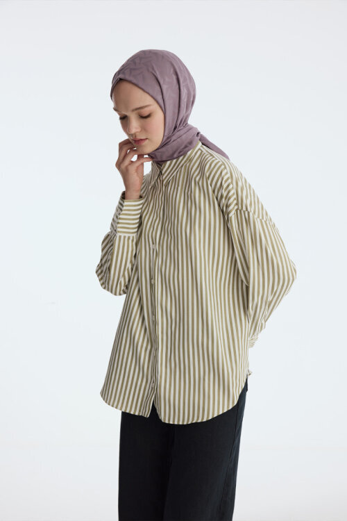 İpeksi Jakar Nora Desen Şal - Lavanta - Camellia Scarfs (1)