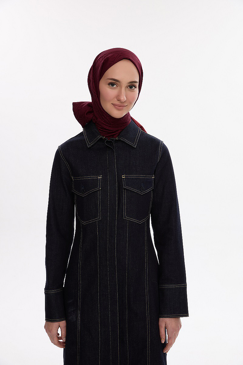 İpeksi Jakar Şal V desen - Bordo - 4