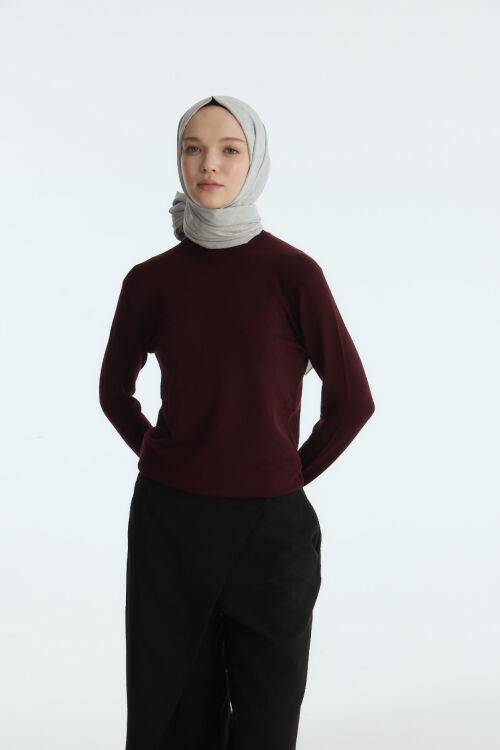 İpeksi Jakar Zincir Desen Şal - Gümüş Gri - Camellia Scarfs (1)