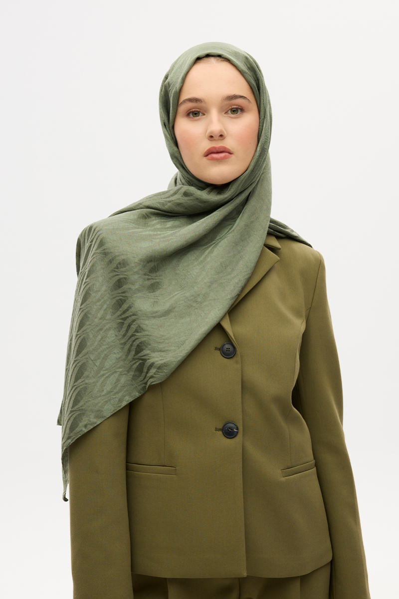 İtalyan Jakar Şal Dalga Desen - Nefti - 1