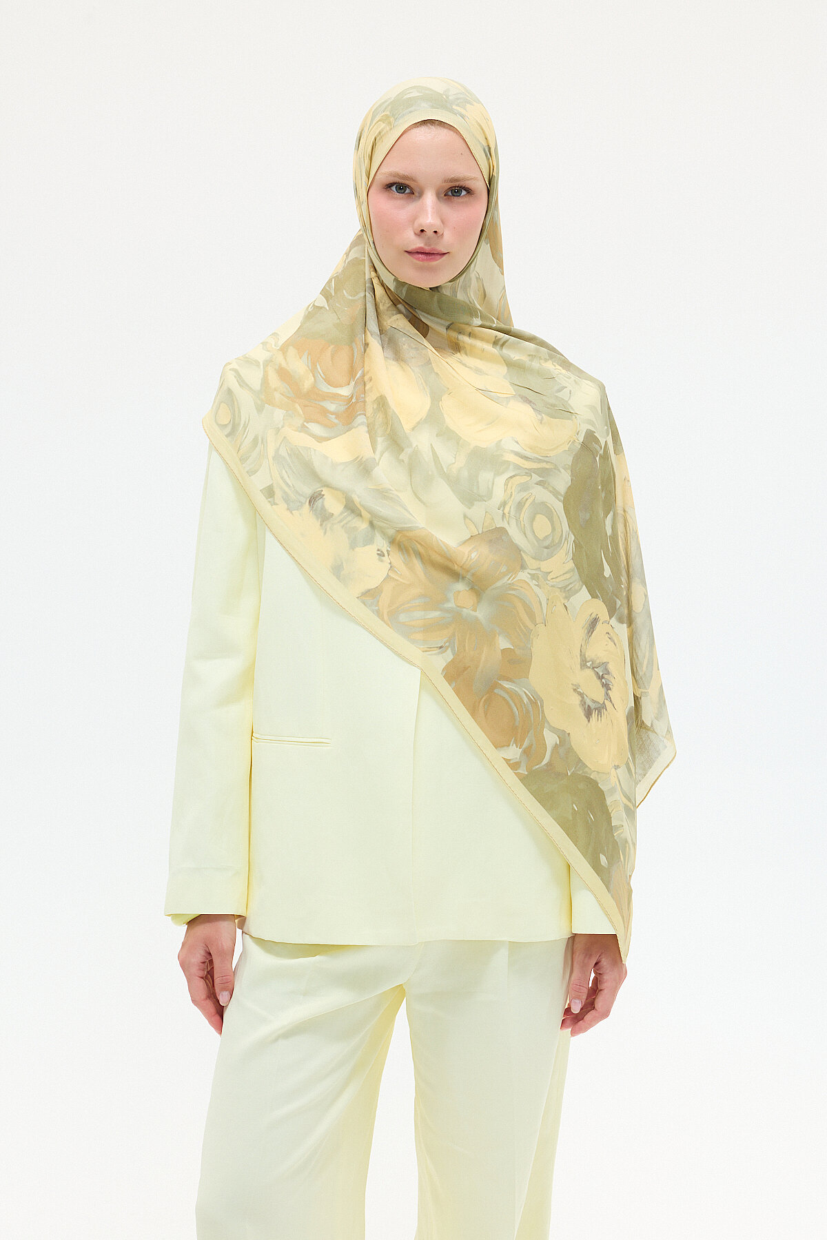 Liora Rami Şal - İğde - Camellia Scarfs