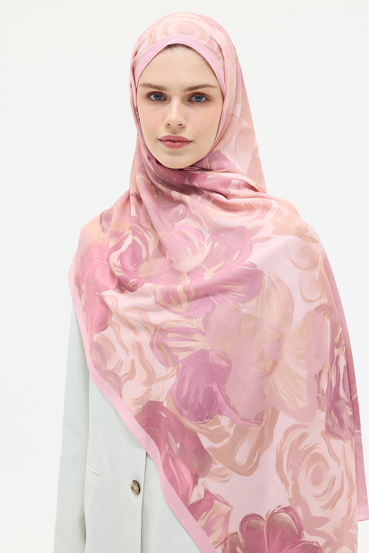 Liora Rami Şal - Pembe - Camellia Scarfs