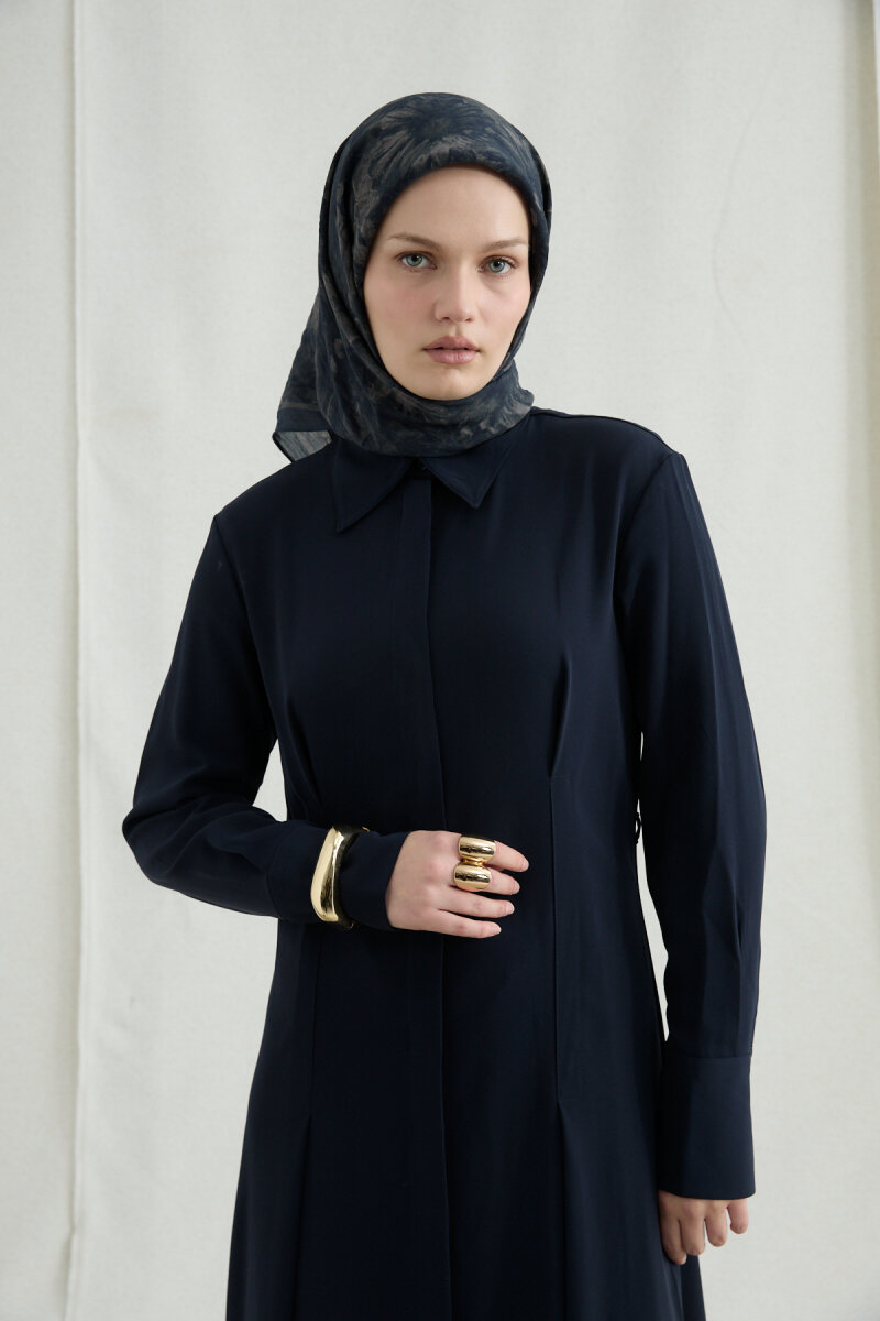 Lisa Pamuk Viskon Eşarp - Siyah Vizon - 1