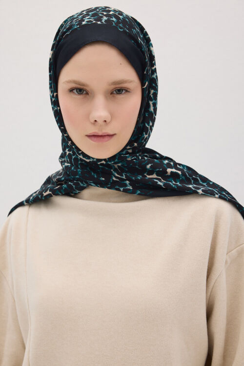 Lumier Leopar Desen - Petrol 