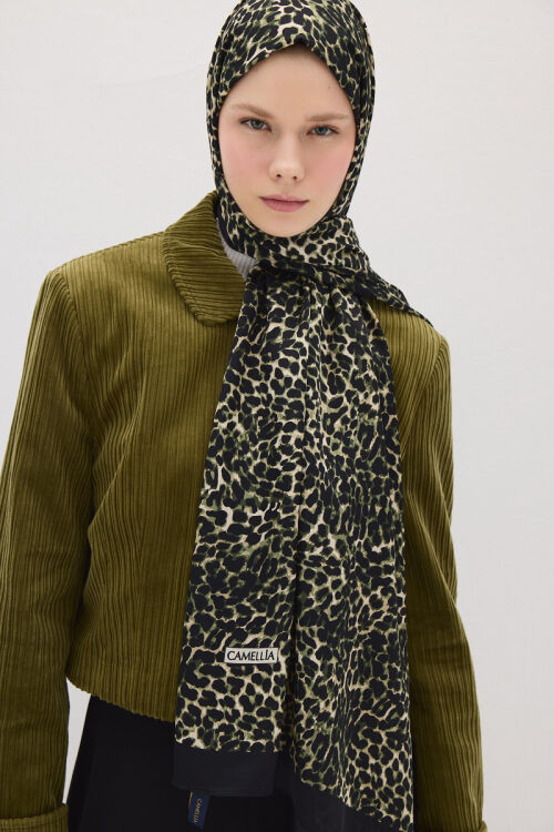 Lumier Leopar Desen - Yeşil 