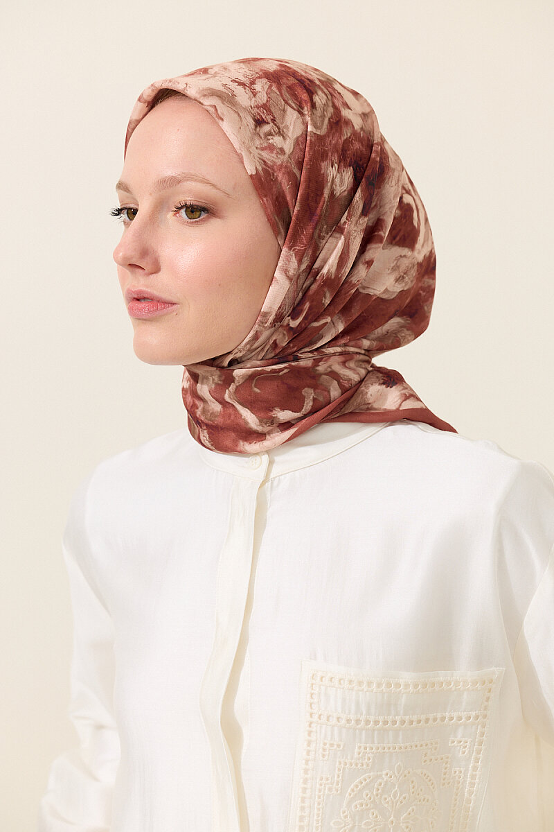 Lumos Soft Eşarp - Kiremit - 1