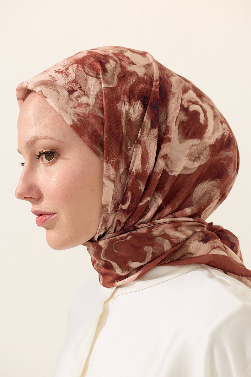 Lumos Soft Eşarp - Kiremit - 4