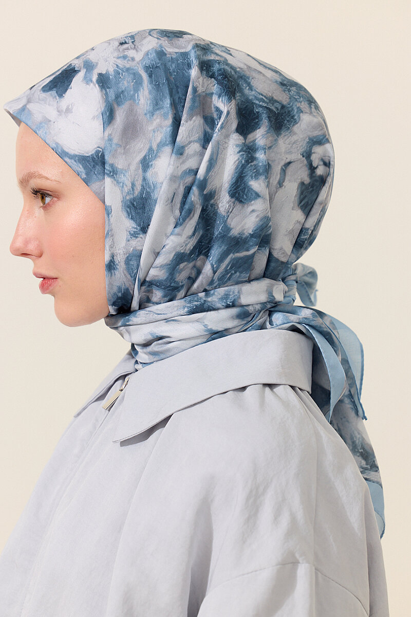 Lumos Soft Eşarp - Mavi - 4